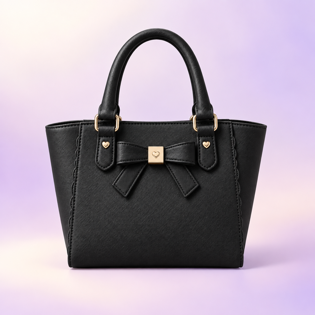 QEZLUPORA™ Compact Shopper Tote – Minimal Jirai Kei Hand Carry Tote, Japanese Cute Lifestyle Bag